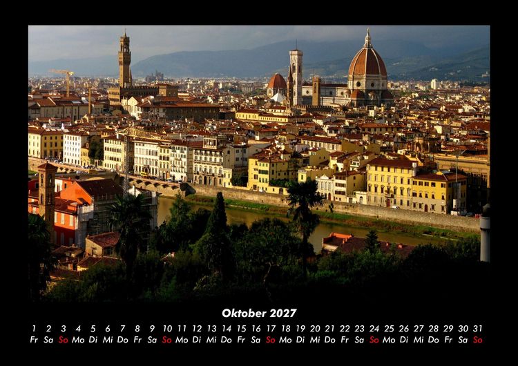 Produktbild: Florenz 2027 Fotokalender DIN A3