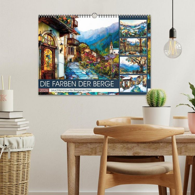 Produktbild: Die Farben der Berge (Wandkalender 2026 DIN A3 quer), CALVENDO Monatskalender