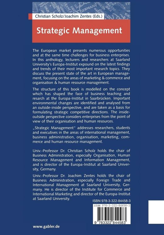 Produktbild: Strategic Management