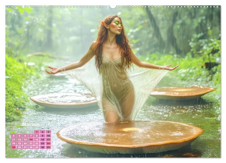 Produktbild: Fantasie ist Trumpf - Ein Blick in eine Fantasiewelt (Wandkalender 2026 DIN A2 quer), CALVENDO Monatskalender
