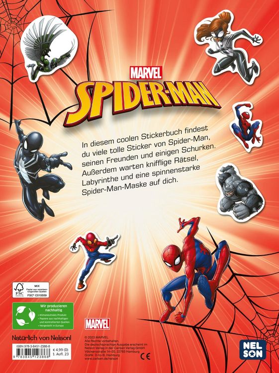 Produktbild: Spider-Man: Spinnenstarker Stickerspa&szlig;