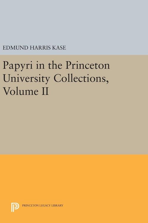 Produktbild: Papyri in the Princeton University Collections, Volume II
