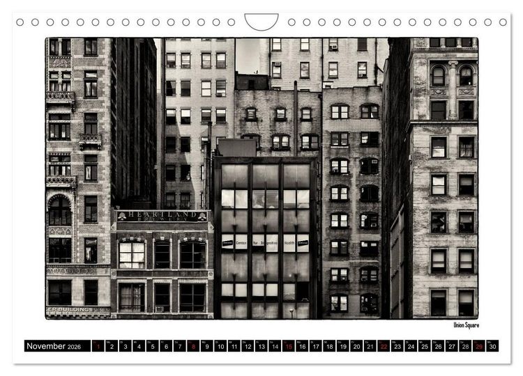 Produktbild: Manhattan Memories - Erinnerungen an New York (Wandkalender 2026 DIN A4 quer), CALVENDO Monatskalender