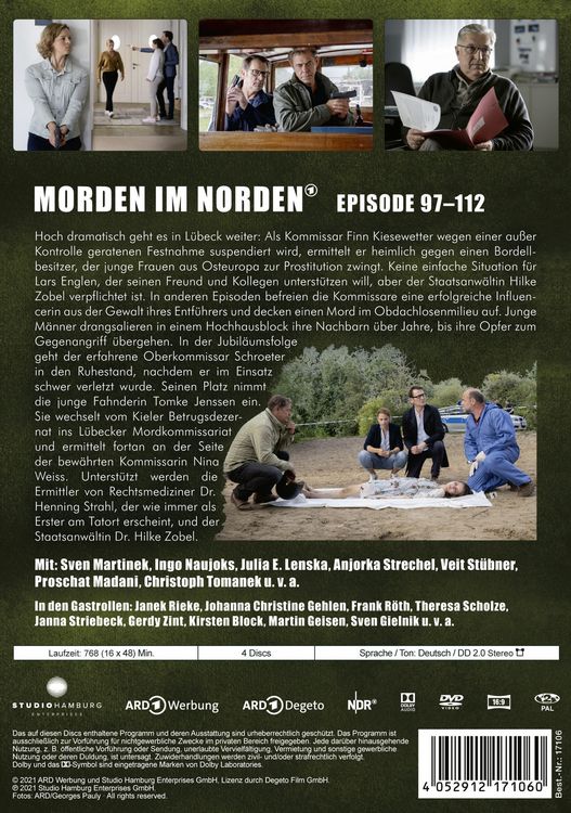 Produktbild: Morden im Norden - Die komplette Staffel 7 [4 DVDs]
