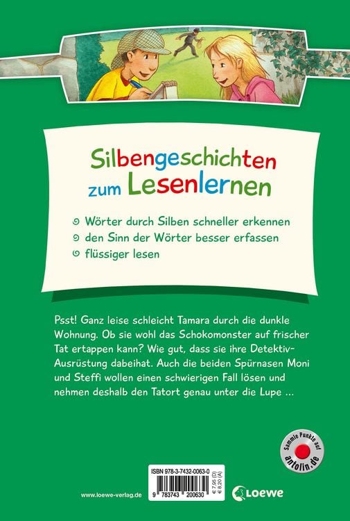 Produktbild: Silbengeschichten zum Lesenlernen - Detektivgeschichten