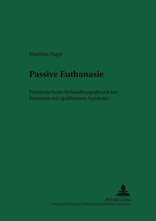 Produktbild: Passive Euthanasie