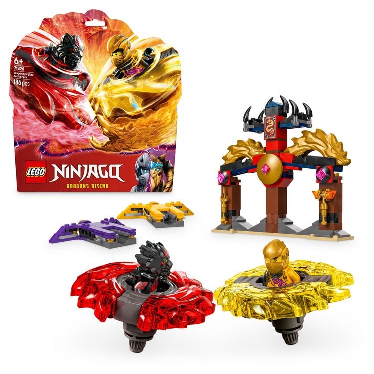 Bild vom Artikel LEGO NINJAGO Drachen-Spinjitzu Battle Pack - Ninja Spielzeug 71826 vom Autor 