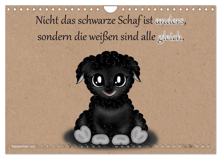 Produktbild: Motiviert durchs Leben (Wandkalender 2026 DIN A4 quer), CALVENDO Monatskalender