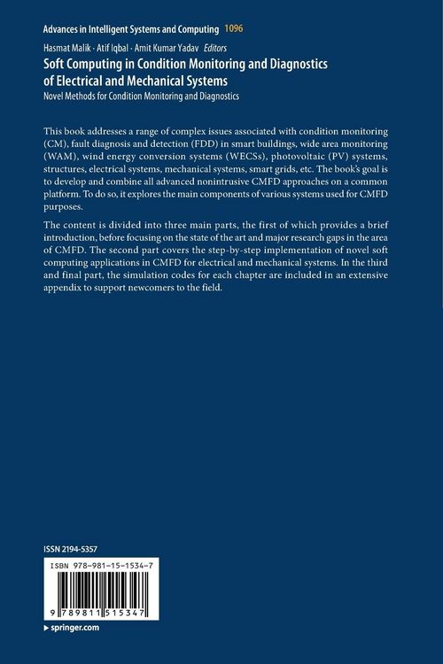 Produktbild: Soft Computing in Condition Monitoring and Diagnostics of Electrical and Mechanical Systems