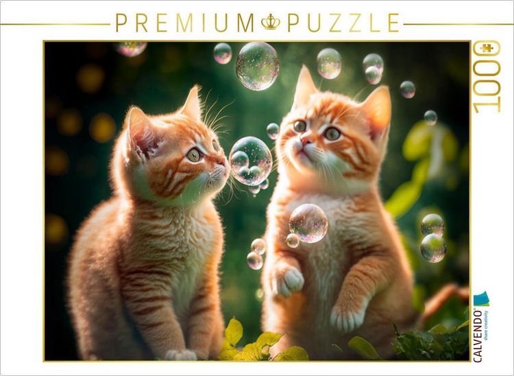 Produktbild: CALVENDO Puzzle Seifenblasen machen | 1000 Teile Lege-Gr&ouml;&szlig;e 64x48cm Foto-Puzzle f&uuml;r gl&uuml;ckliche Stunden