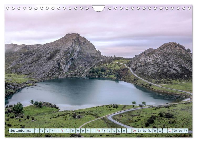 Produktbild: Nordspanien, wilde Atlantikk&uuml;ste und hohe Berge (Wandkalender 2026 DIN A4 quer), CALVENDO Monatskalender