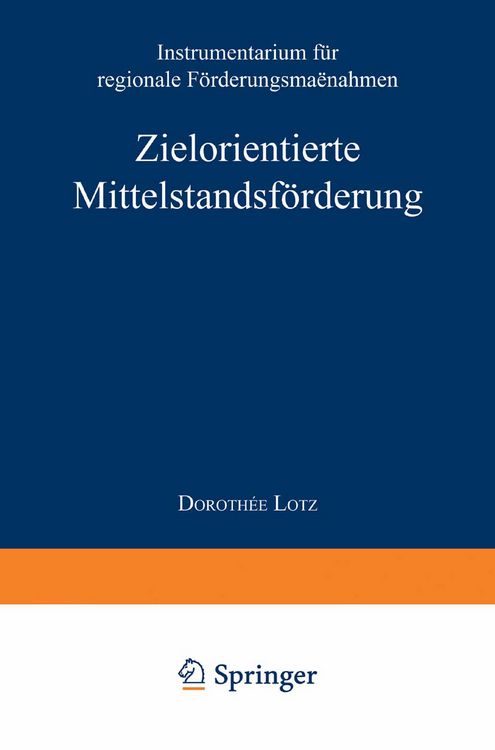 Produktbild: Zielorientierte Mittelstandsf&ouml;rderung
