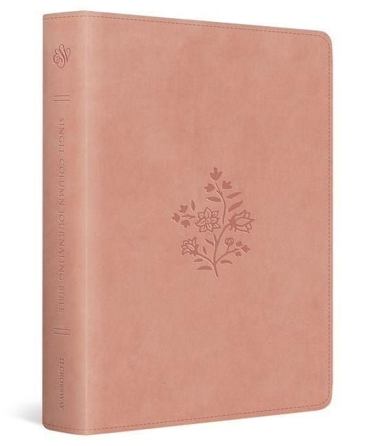 Produktbild: ESV Single Column Journaling Bible (Trutone, Blush Rose, Wildflower Design)
