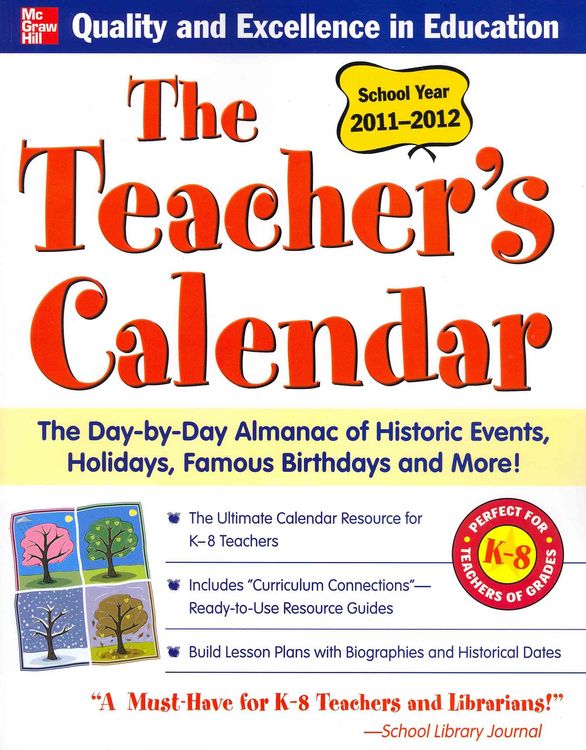 Produktbild: The Teachers Calendar: The Day-By-Day Almanac of Historic Events, Holidays, Famous Birthdays and More!