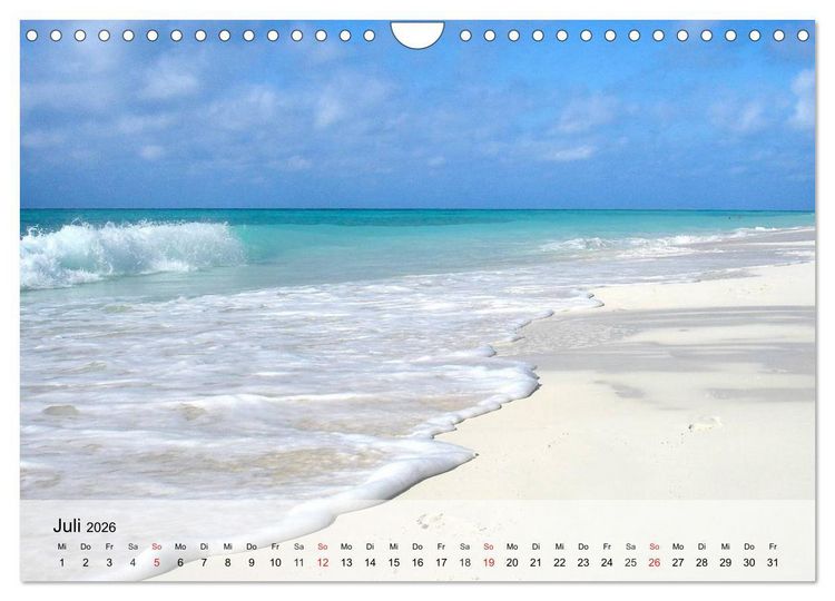 Produktbild: S&uuml;dseetr&auml;ume. Paradiese im Pazifik (Wandkalender 2026 DIN A4 quer), CALVENDO Monatskalender