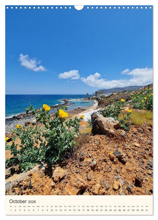 Produktbild: A feast for the eyes - Crete (Wall Calendar 2026 DIN A3 portrait), CALVENDO 12 Month Wall Calendar