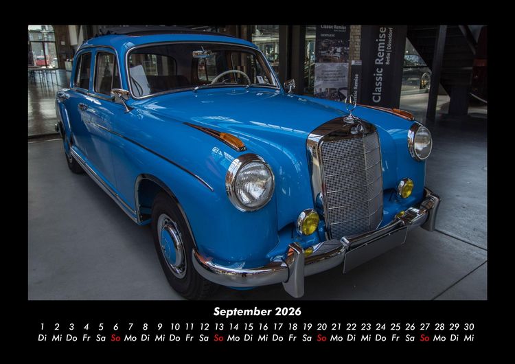 Produktbild: Welt der Oldtimer 2026 Fotokalender DIN A3