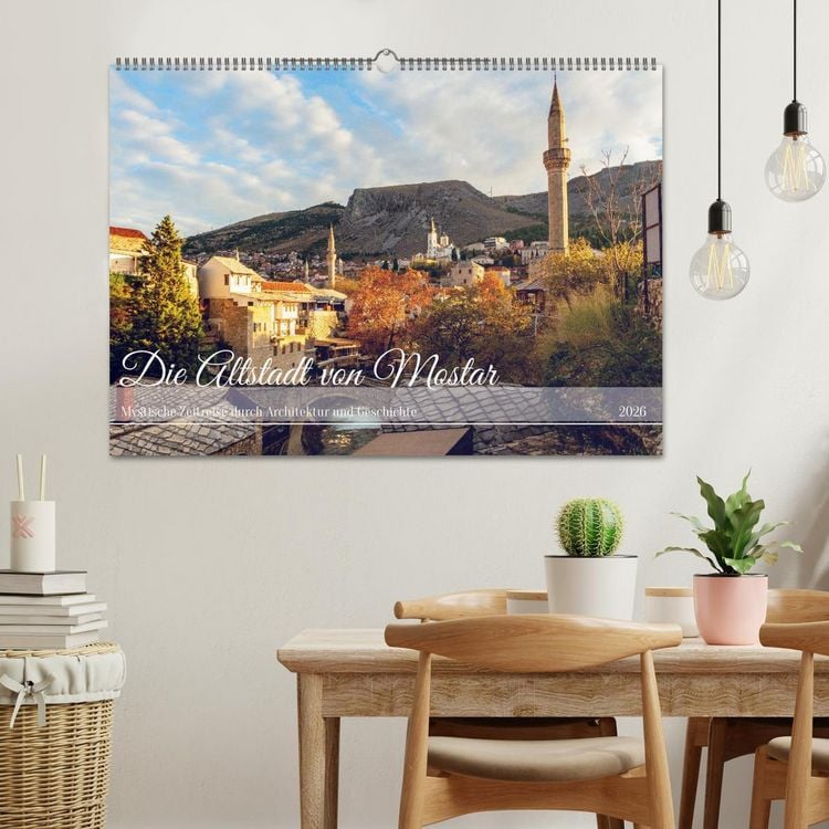 Produktbild: Die Altstadt von Mostar (Wandkalender 2026 DIN A2 quer), CALVENDO Monatskalender
