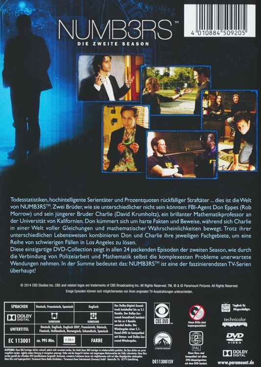 Produktbild: Numbers - Season 2 [6 DVDs]