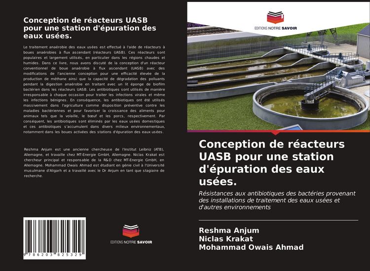 Produktbild: Conception de r&eacute;acteurs UASB pour une station d'&eacute;puration des eaux us&eacute;es.