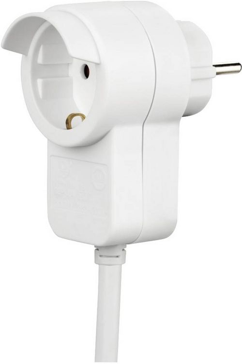 Produktbild: Hama 00133801 Strom Verl&auml;ngerungskabel Wei&szlig; 3.00 m H05VV-F 3G 1,5 mm&sup2;