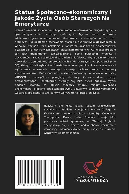 Produktbild: Status Spo&iquest;eczno-ekonomiczny I Jako&iquest;&iquest; &iquest;ycia Os&oacute;b Starszych Na Emeryturze