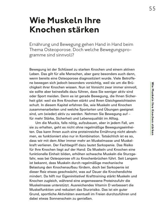 Produktbild: Ern&auml;hrung f&uuml;r starke Knochen gegen Osteoporose