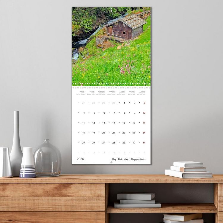 Produktbild: South Tyrol the last mills (Wall Calendar 2026 12 &times; 12 Inch) CALVENDO 12 Month Wall Calendar