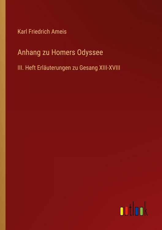 Produktbild: Anhang zu Homers Odyssee