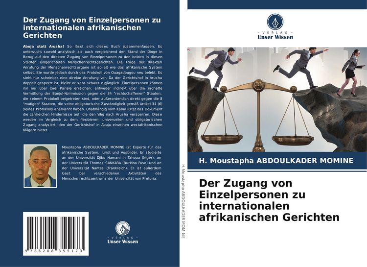 Produktbild: Der Zugang von Einzelpersonen zu internationalen afrikanischen Gerichten
