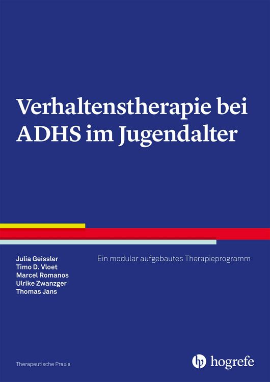 Produktbild: Verhaltenstherapie bei ADHS im Jugendalter