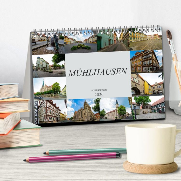 Produktbild: M&uuml;hlhausen Impressionen (Tischkalender 2026 DIN A5 quer), CALVENDO Monatskalender