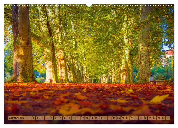 Produktbild: T&uuml;bingen - Impressionen aus der Universit&auml;tsstadt (hochwertiger Premium Wandkalender 2026 DIN A2 quer), Kunstdruck in Hochglanz