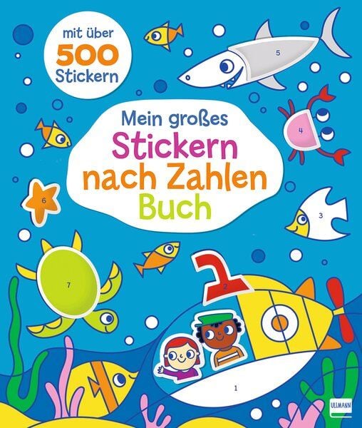 Produktbild: Mein gro&szlig;es Stickern-nach-Zahlen-Buch