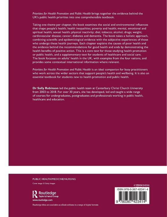 Produktbild: Priorities for Health Promotion and Public Health