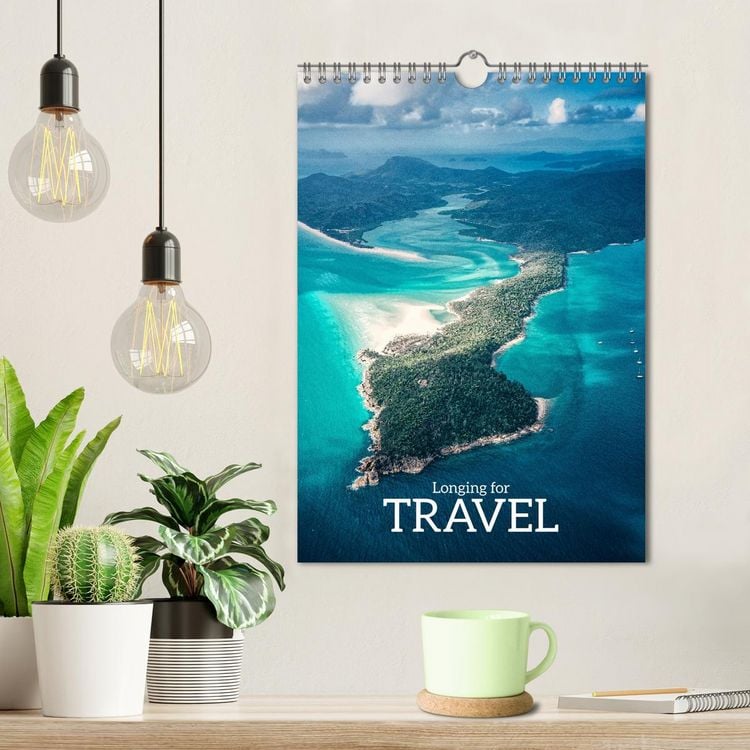 Produktbild: Longing for Travel (Wall Calendar 2026 DIN A4 portrait), CALVENDO 12 Month Wall Calendar