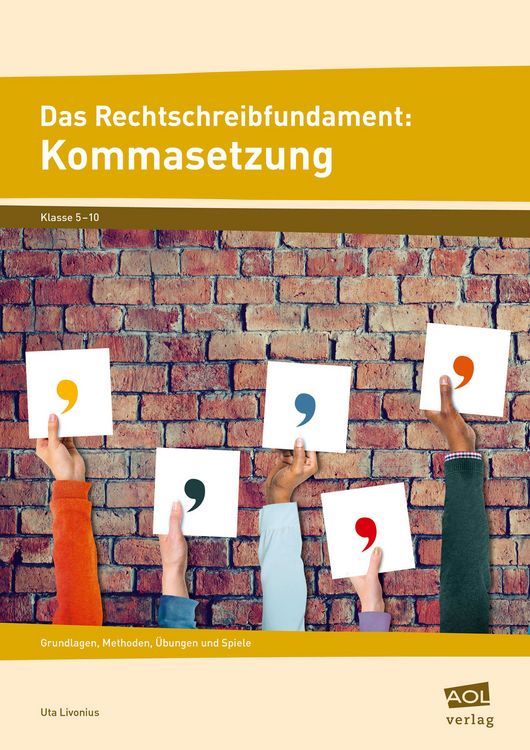 Produktbild: Das Rechtschreibfundament: Kommasetzung