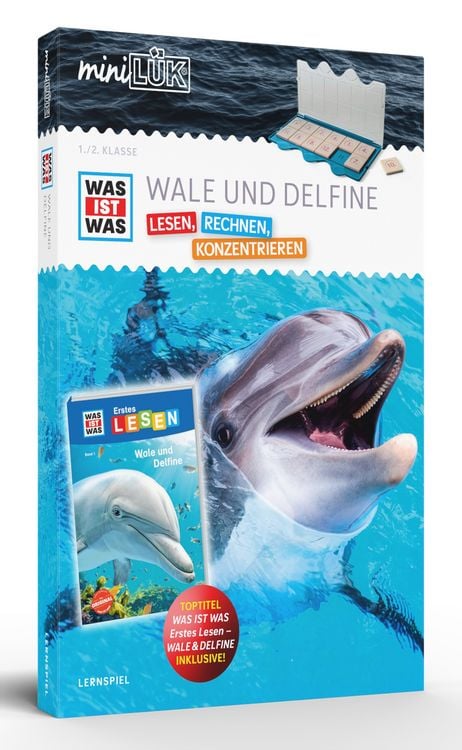 Bild vom Artikel MiniLÜK-Set. WAS IST WAS Wale und Delfine Lesen, Rechnen, Konzentrieren 1. Klasse vom Autor 