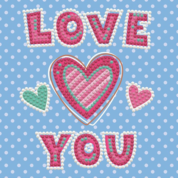 Produktbild: DIAMOND DOTZ - Diamond Painting Liebe dich