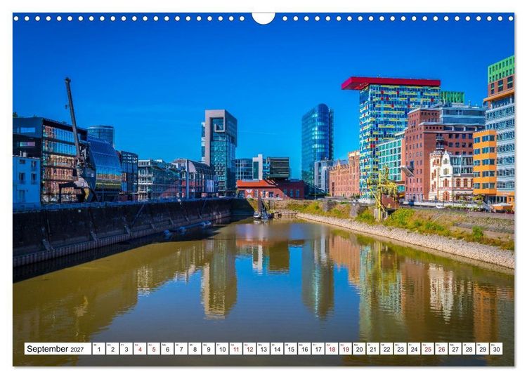 Produktbild: D&uuml;sseldorf Medienhafen (Wandkalender 2027 DIN A3 quer), CALVENDO Monatskalender