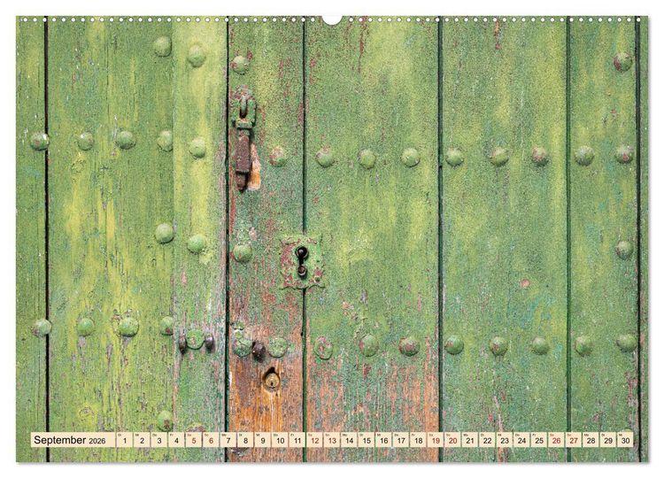 Produktbild: Andalusische T&uuml;ren (hochwertiger Premium Wandkalender 2026 DIN A2 quer), Kunstdruck in Hochglanz