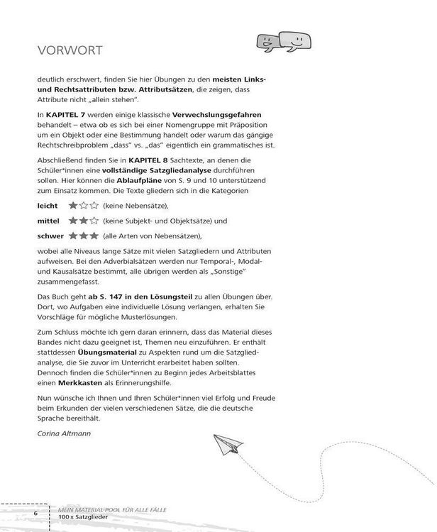 Produktbild: 100 x Satzglieder