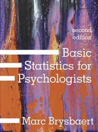 Produktbild: Basic Statistics for Psychologists