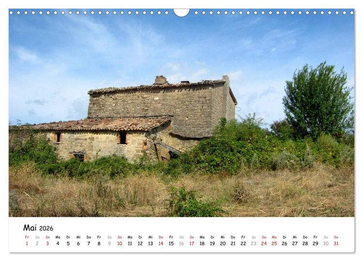 Produktbild: Camino di Assisi - Franziskusweg (Wandkalender 2026 DIN A3 quer), CALVENDO Monatskalender