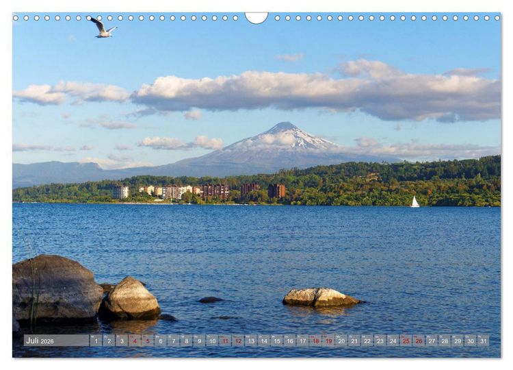 Produktbild: Der Kleine S&uuml;den von Chile (Wandkalender 2026 DIN A3 quer), CALVENDO Monatskalender