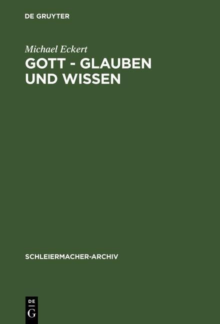 Produktbild: Gott - Glauben und Wissen