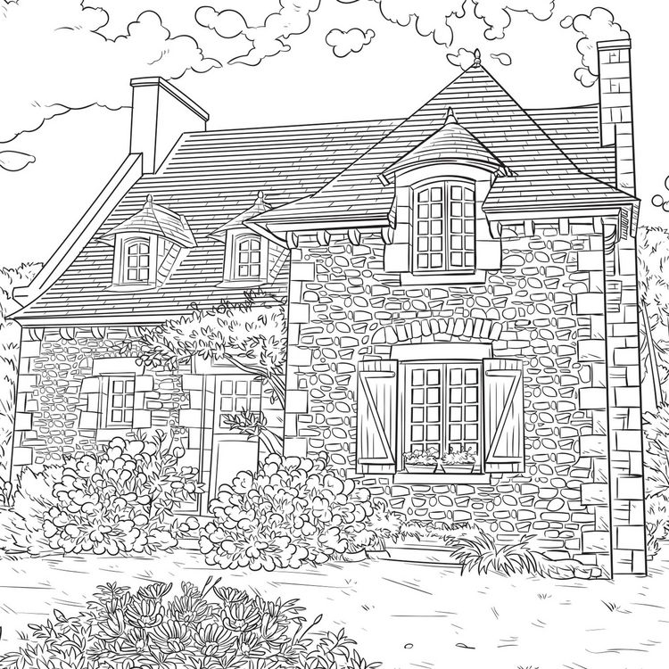 Produktbild: Cottagecore Coloring Book