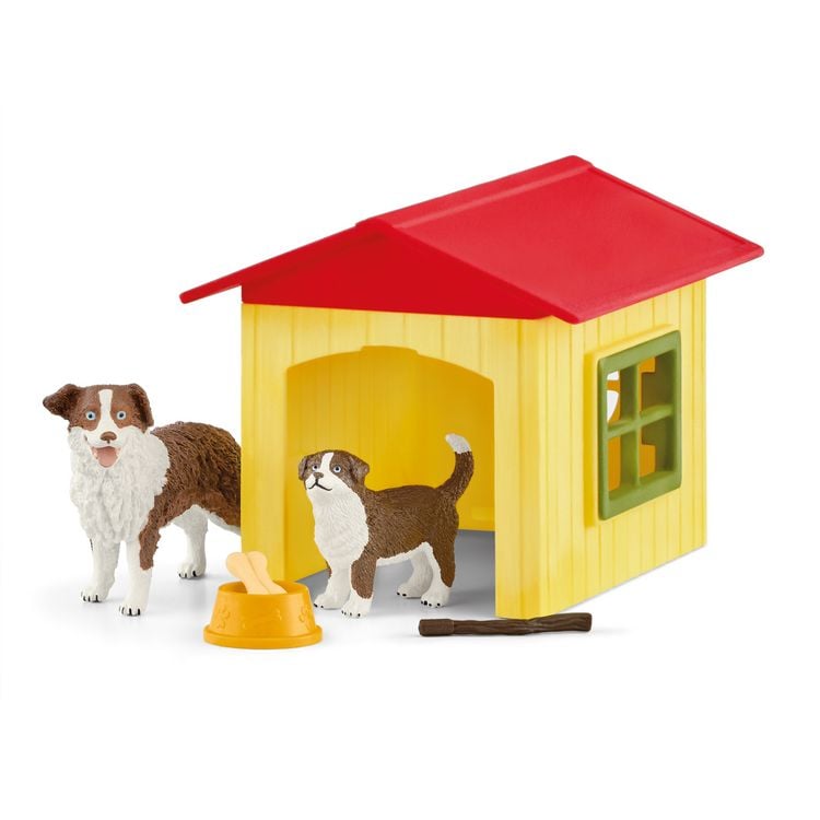 Produktbild: schleich&reg; 42573 Hundeh&uuml;tte mit Australian Shepherd-Welpe