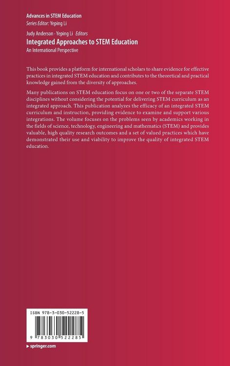 Produktbild: Integrated Approaches to STEM Education