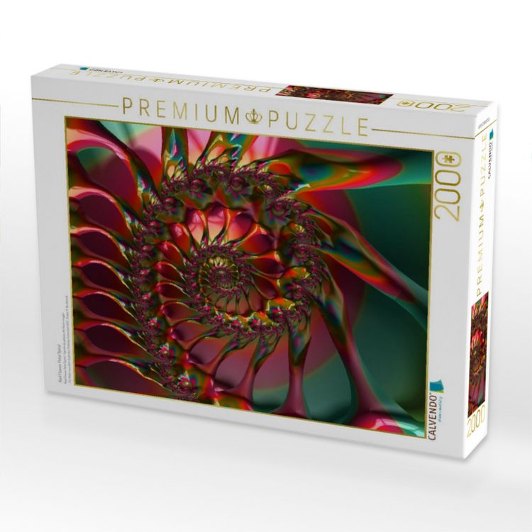 Produktbild: Red Flower Petal Spiral (Puzzle)